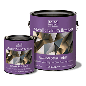 Metallic Paint Collection - Exterior Satin Finish