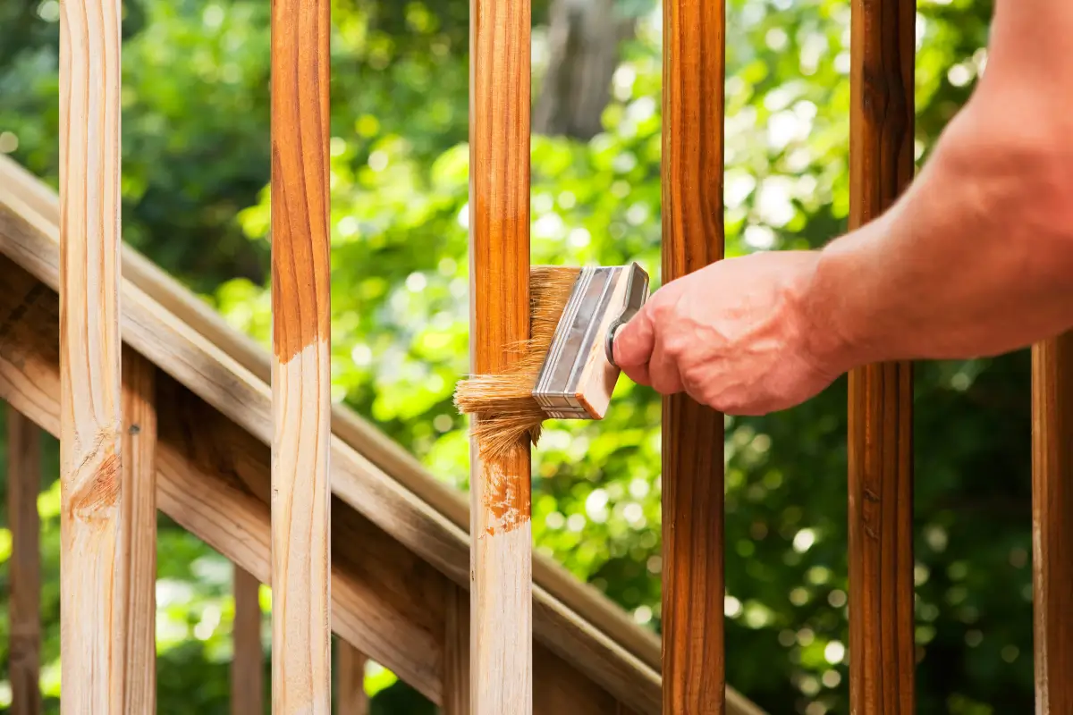 kucker Haney paint co Cleaning And Staining Your Home's Deck