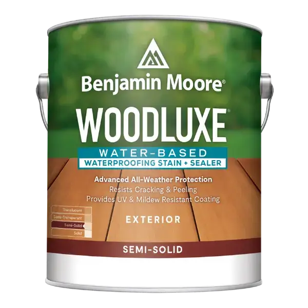 Woodluxe Water-Based Waterproofing Stain + Sealer - Semi-Solid