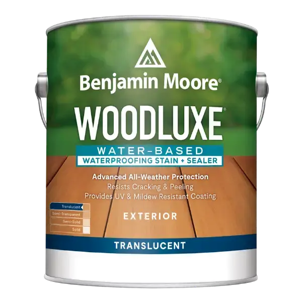 Woodluxe Water-Based Waterproofing Stain + Sealer - Translucent