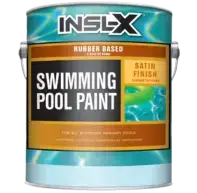 Insl-X Indoor and Outdoor Satin Ocean Blue Synthetic Rubber Swimming Pool Paint - Kucker Haney Paint Co. Insl-X Indoor and Outdoor Satin Ocean Blue Synthetic Rubber Swimming Pool Paint